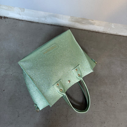 Cow Leather（Tote M）Metheric Green