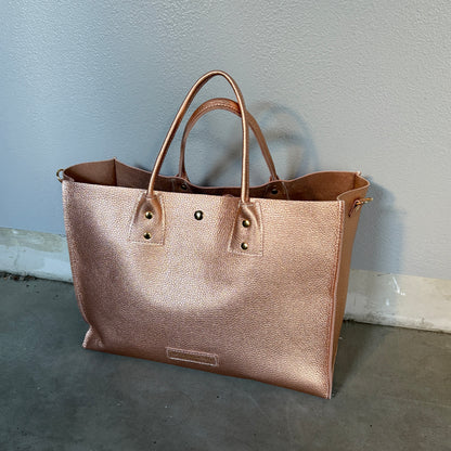 Cow Leather（Tote L）Metheric PinkOrange
