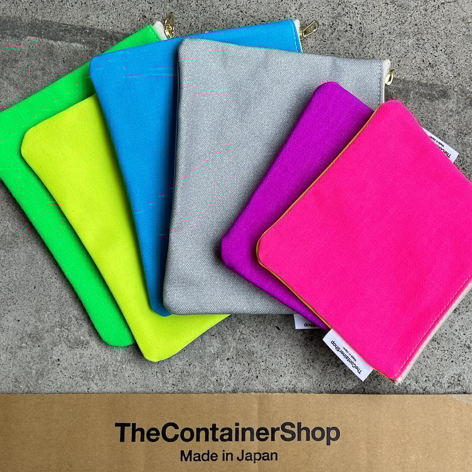 4900 yen💛💚 <Limited to 5 sets> Industrial Material Clear Bag (LTS) with Tanned Leather Handle