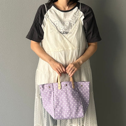 "Wipeable" Coated PVC (SQ) Polka dot pattern