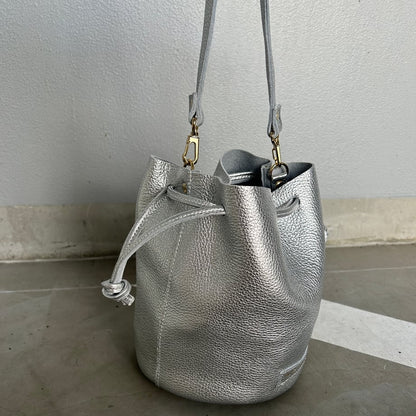 Cow Leather（Kinchaku） Argento Argento