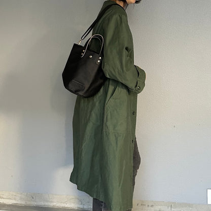 「軽くて拭ける拭ける」PVC加工（Round Bottom B）Black