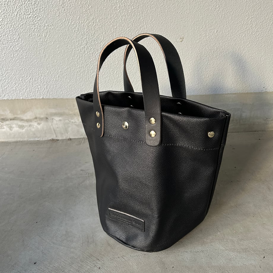 「軽くて拭ける拭ける」PVC加工（Round Bottom B）Black