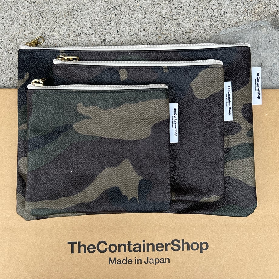 残1)軽くて拭ける」PVC加工（カモフラージュ）