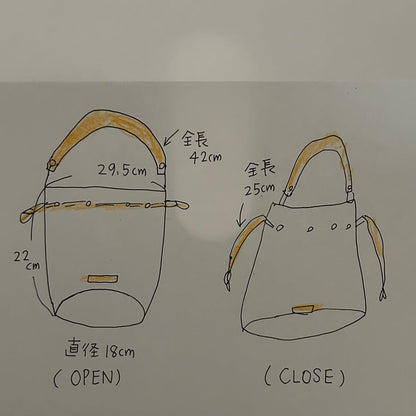 Cow Leather（Kinchaku）Black