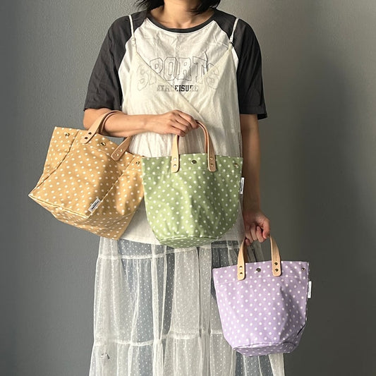 残わずか＜ギフト＞「拭ける」Coated PVC（SQ）ドット柄