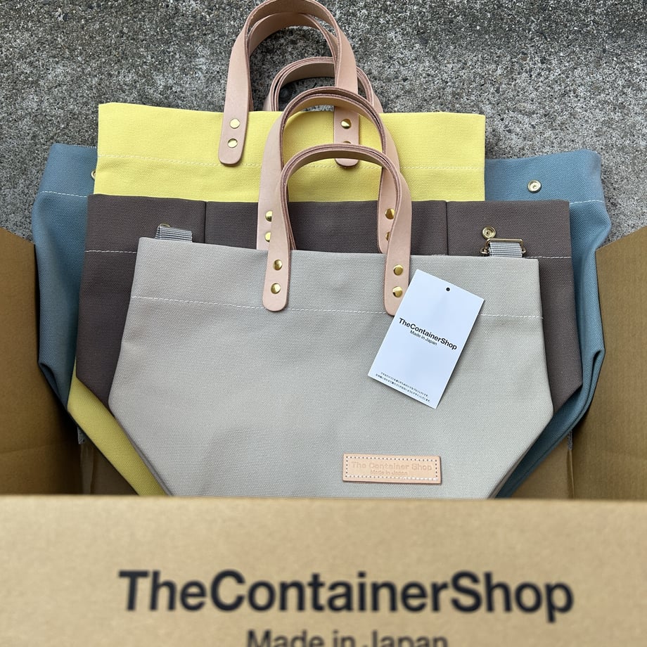 The Container Shop｜余り布ゼロへ。素材を活かすユニークなバッグ