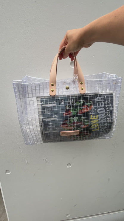 Industrial Materials/Tunned Leather/Tote Bag L